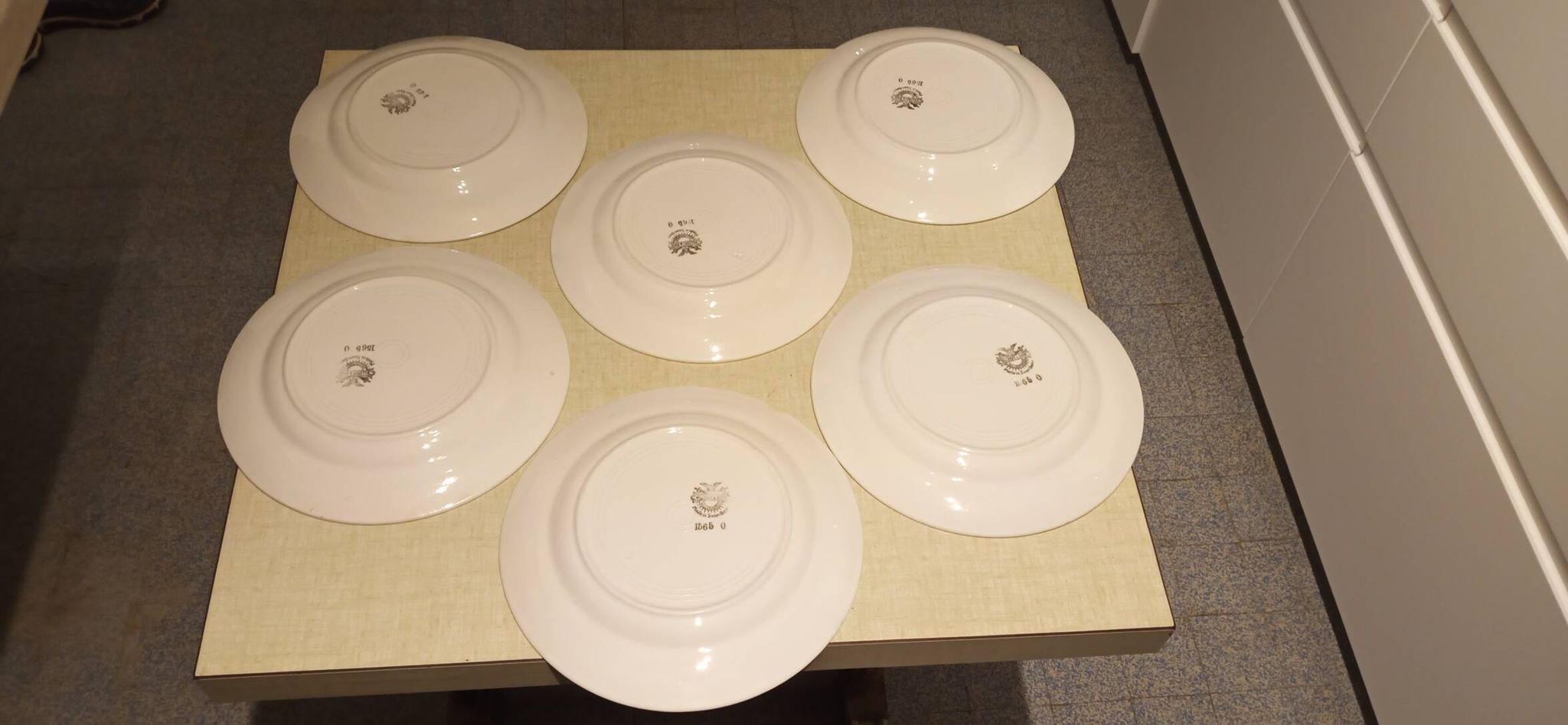 6 small Villeroy & Boch art-deco plates