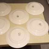 6 small Villeroy & Boch art-deco plates