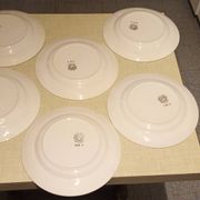 6 small Villeroy & Boch art-deco plates