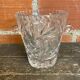 Seau A Glace Ancien Cristal Taillé Années 60 West Germany Vintage #D87