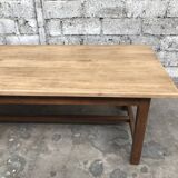 Old oak farm table industrial vintage early twentieth