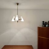 Brass Chandelier by Rupert Nikoll