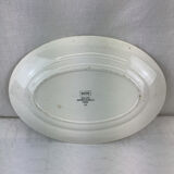 Plat ancien artisanal made in france Digoin Sarreguemines
