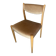 Scandinavian chair in honey colour
