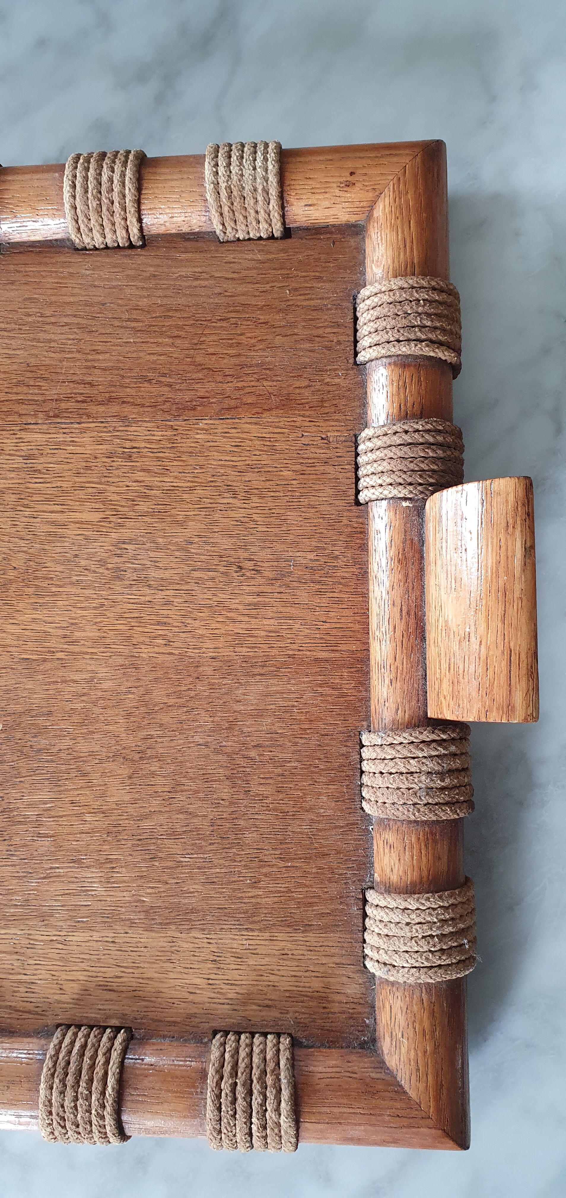 Scandinavian wooden and rope plateau