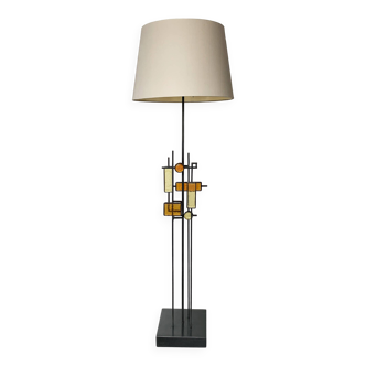 Scandinavian Svend Aage Holm Sorensen Floor Lamp, Denmark 1960s
