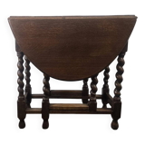 Vintage wooden table (foldable) / drop-leaf table / console