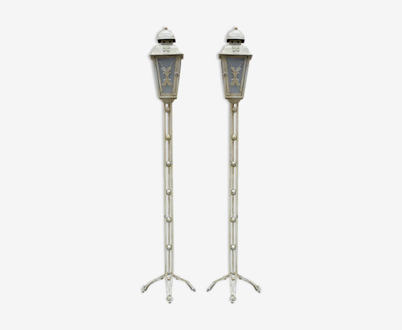 Paire de lampadaires avant 1940
