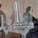 Crystal glasses early twentieth century