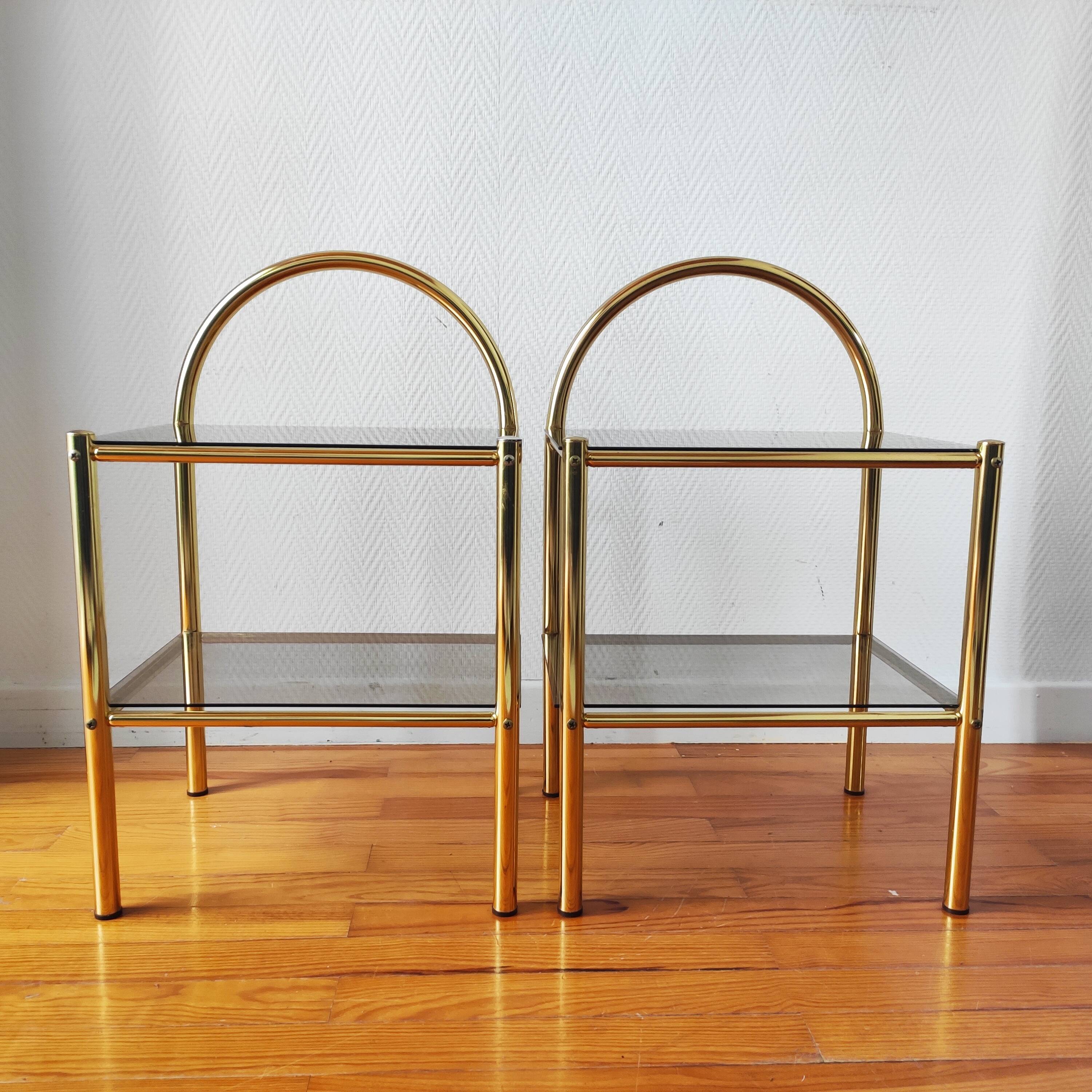 Pair of vintage bedside tables 1970
