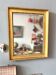 Antique gilded wooden mirror