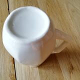 White porcelain milk pot
