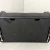 De Sede DS 47 dark brown neckleather 2-1/2 seats sofa