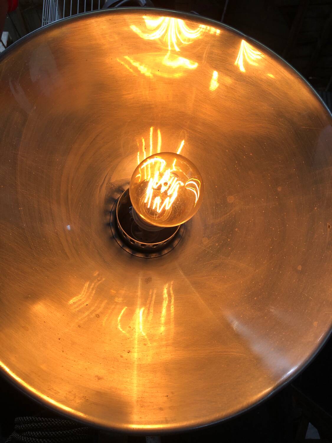 Old Super Thermolite Heating Lamp Metal & Aluminum