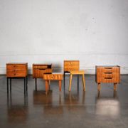 Bedside table with 3 drawers