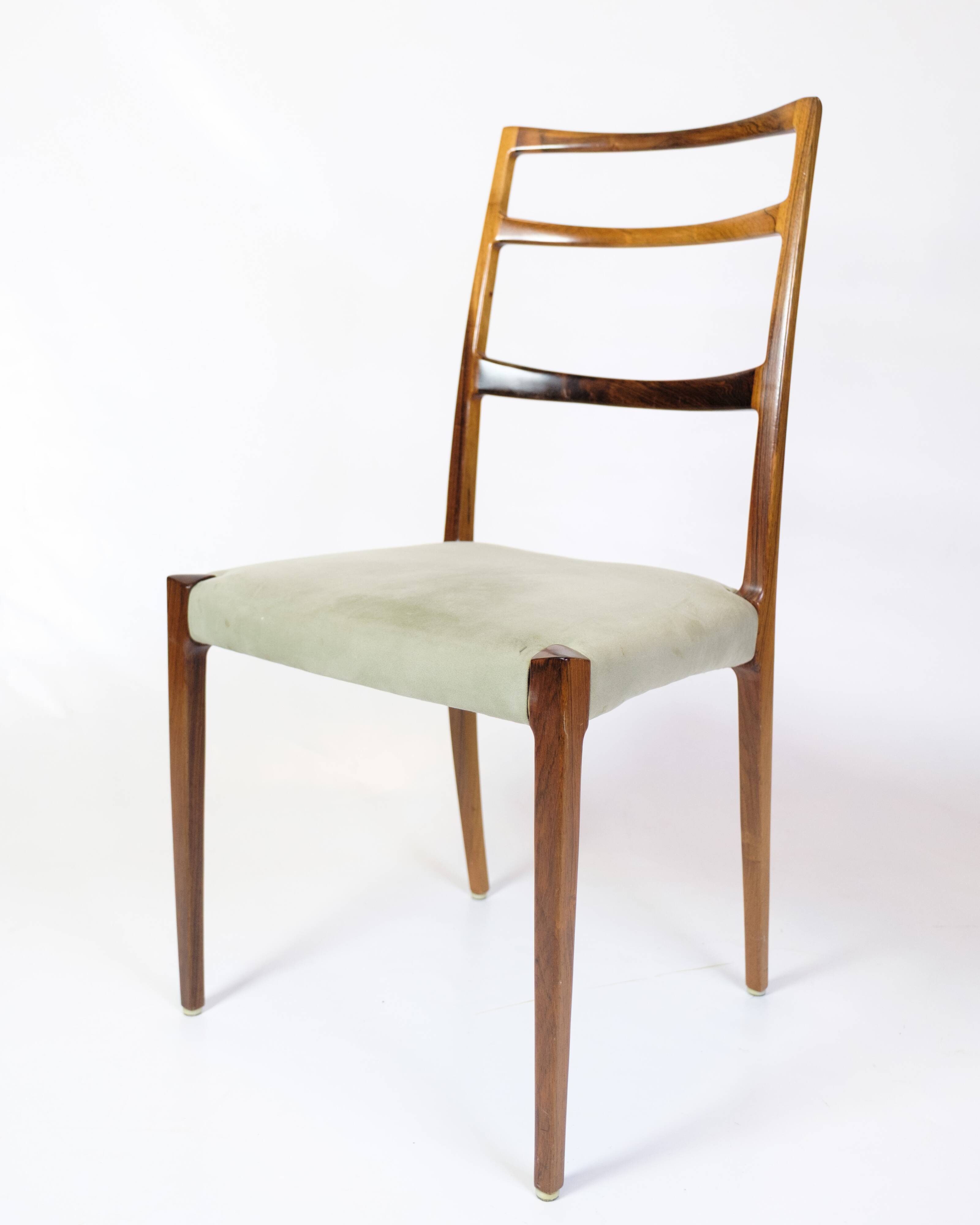 Set Of Six Dining Chairs Made In Rosewood By Sorø Furniture From 1960s
