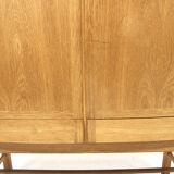 Armoire scandinave en chêne, Gunnar Myrstrand, Källemo Möbelfab, Suède, 1960