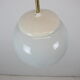Mid-century glass pendant, 1970's
