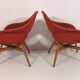 Ensemble de 2 fauteuils coque de Miroslav Navratil, années 1960