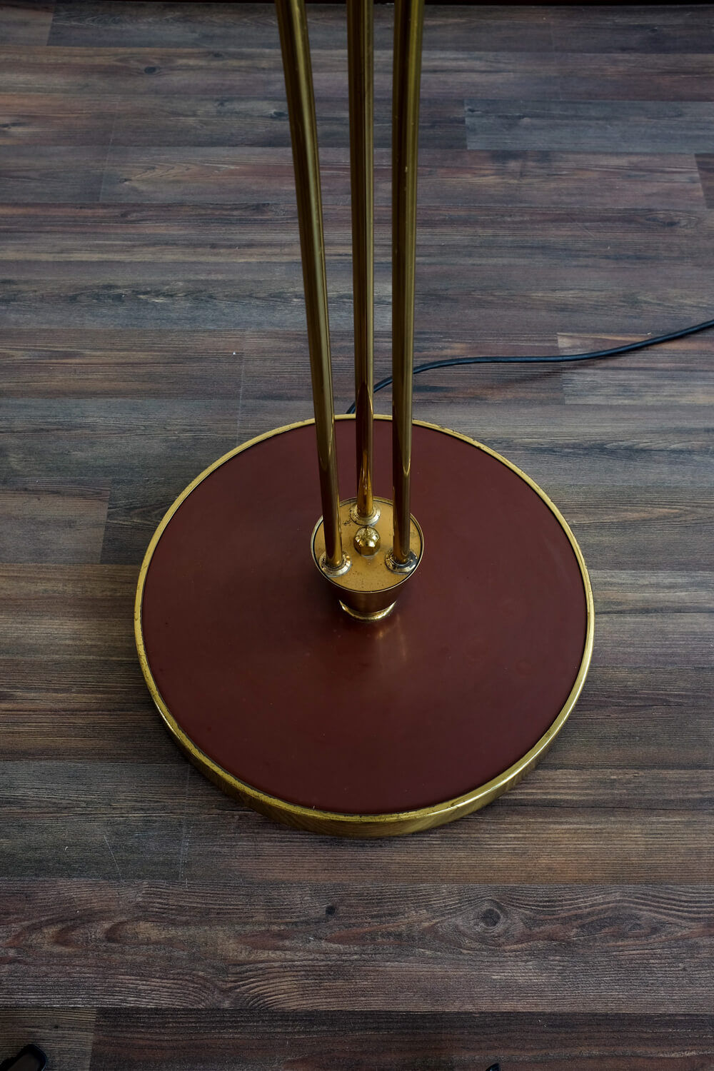 Vintage floor lamp three rods