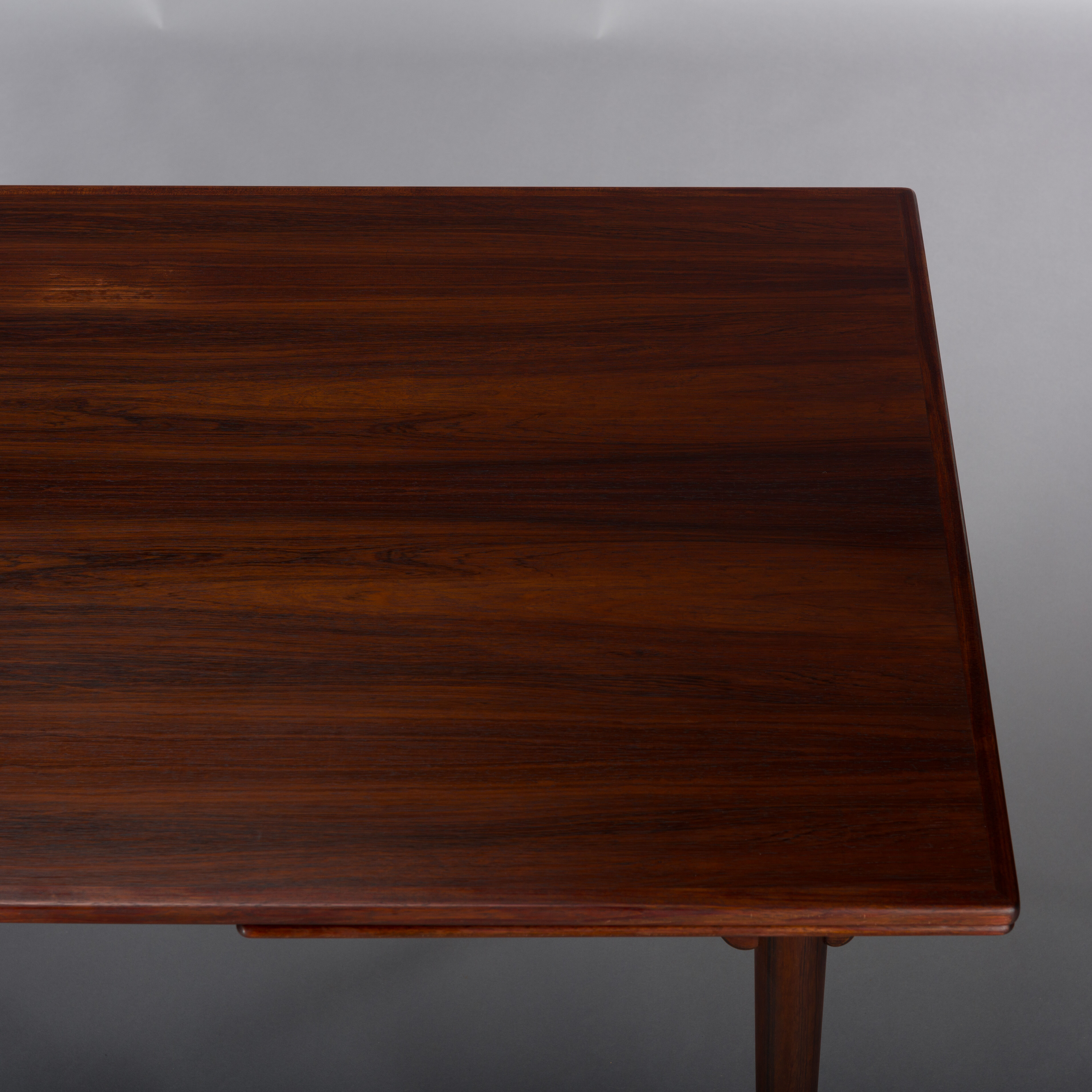 Danish gunni extendable rosewood model 54 dining table for Omann Jun Møbelfabrik, 1960s