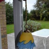 Ancienne lampe pâte de verre