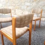Set of six vintage designer chairs