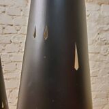 Vintage perforated metal suspensions