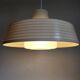 Rotaflex pendant lamp, space age, UFO-shaped, pressed plastic, 1960s.