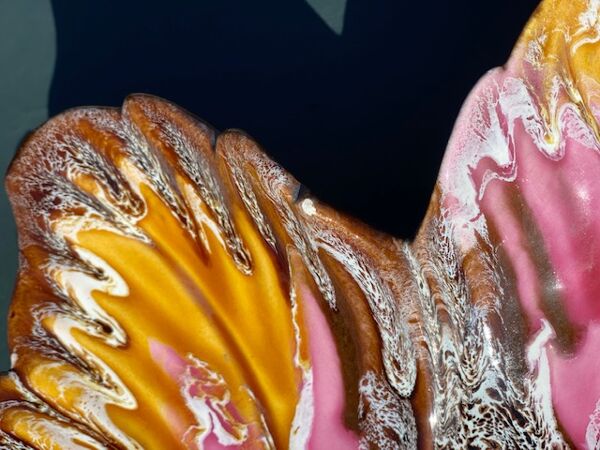 Plat feuille vallauris