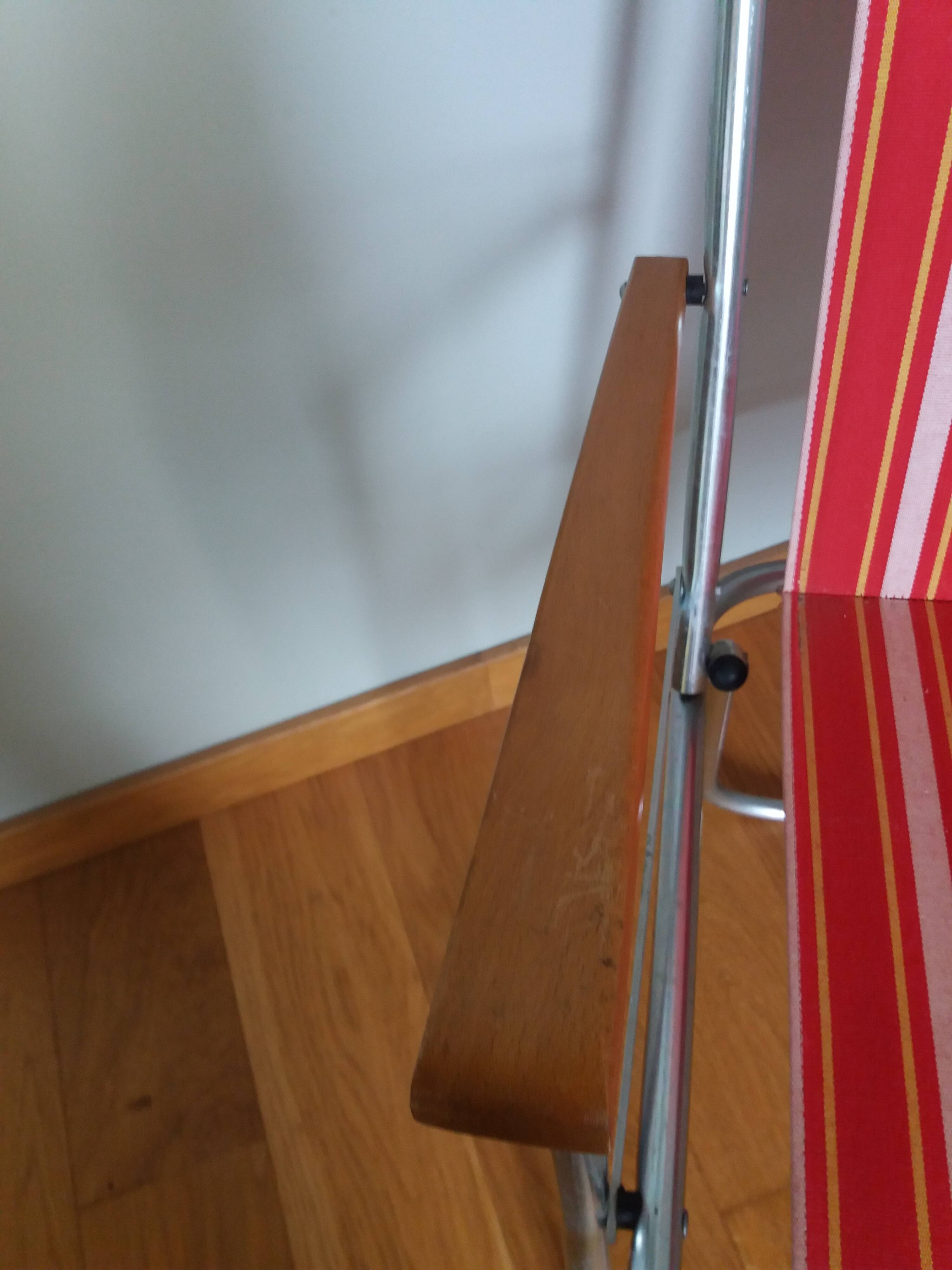 Folding garden or camping armchair