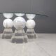Marble sphere coffee table by Roche Bobois, 1980s