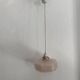 Vintage 1930s pink glass cloud chandelier - 60 cm