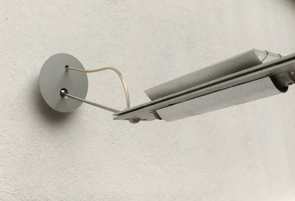 German postmodern wall lamps Wandering Finger by Ingo Maurer for M Design, 1990s, set of 3
