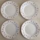 Lot de 4 assiettes terre de fer Digoin Sarreguemines