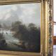 Huile sur toile du milieu du 19e siècle