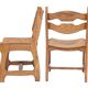 Set of 12 Guillerme and Chambron chairs