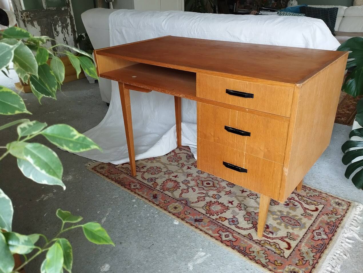 Geometric desk vintage design 1950s