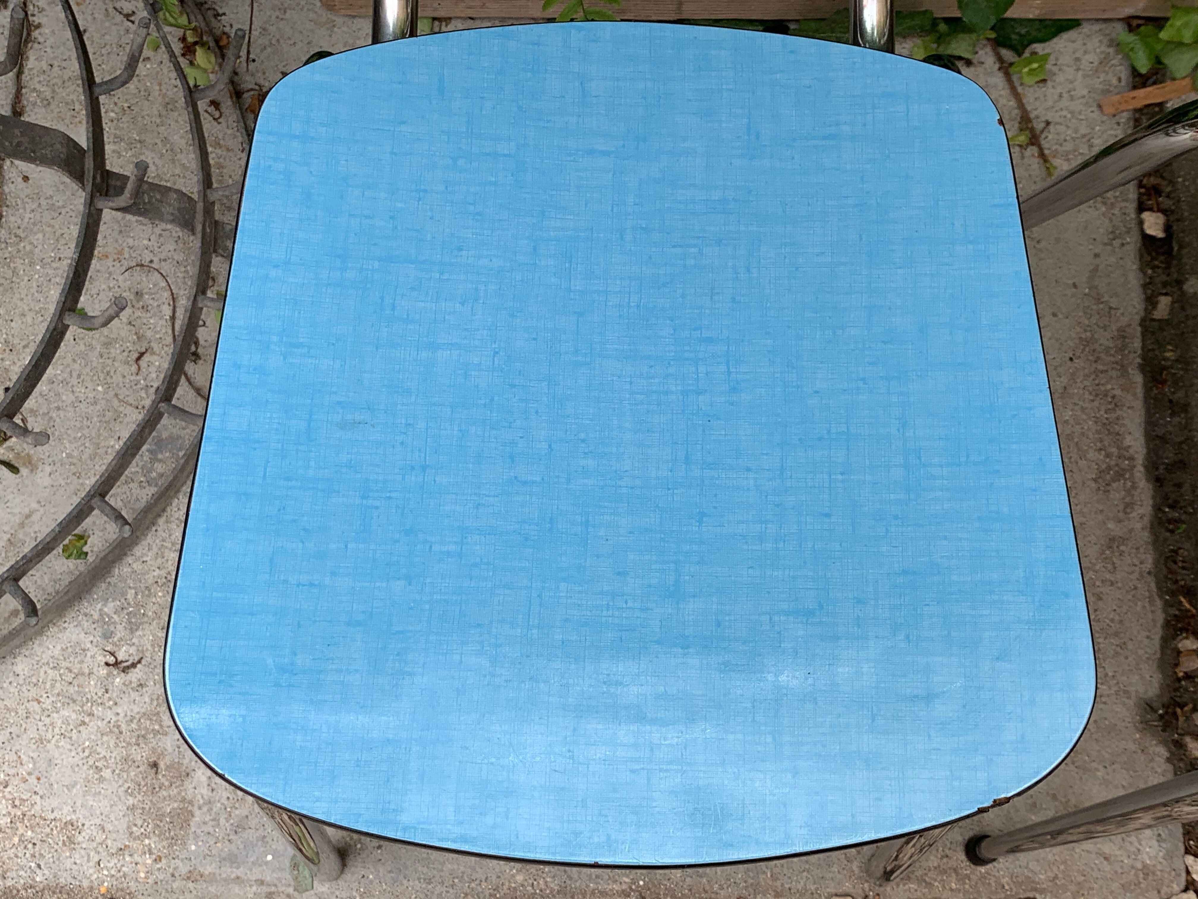 Mismatched formica chairs