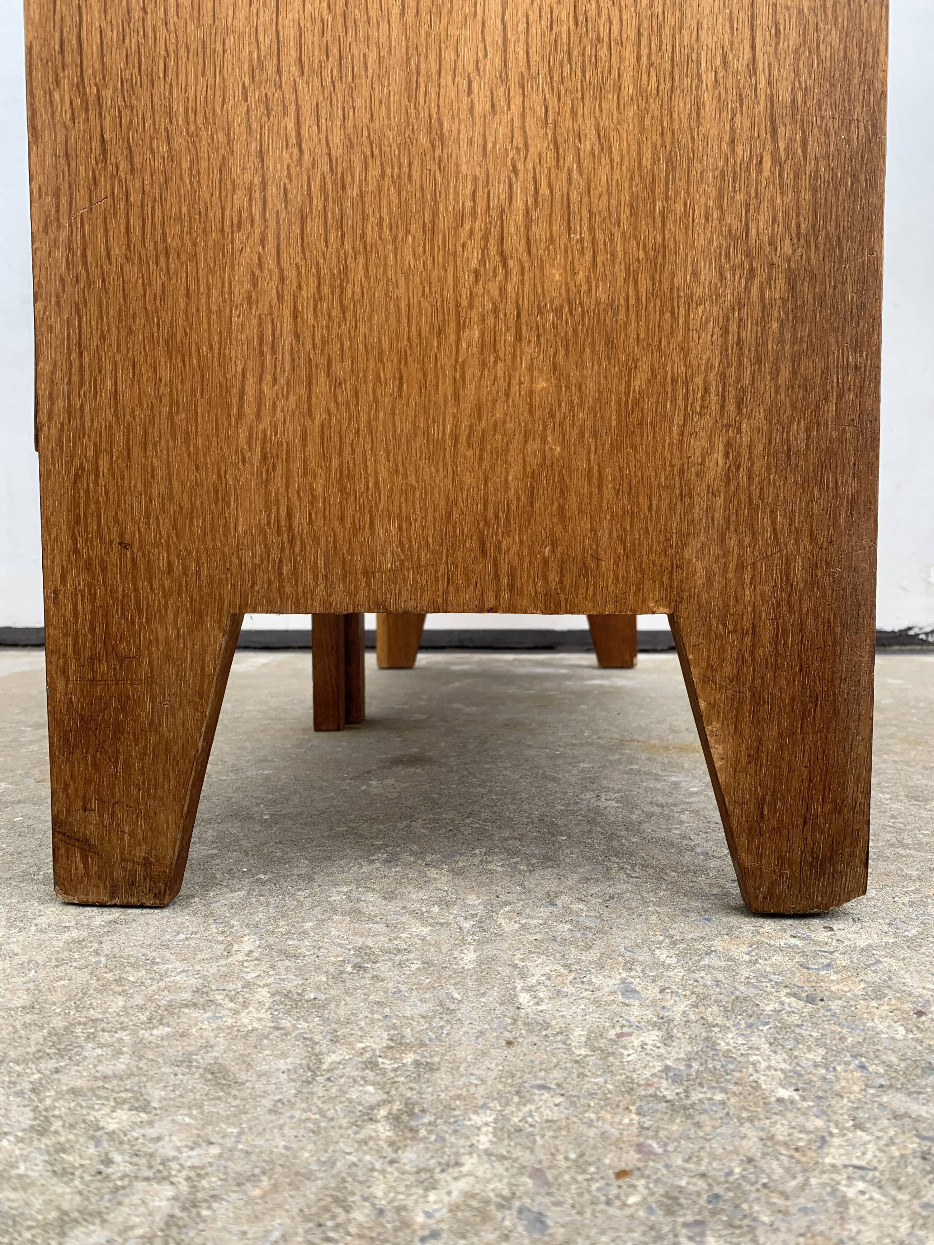 Wooden office or secretary Raclem, 1950