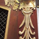Acajou Library of Cuba Scd Empire decorated with 50 gilded bronzes