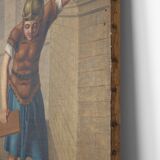 Flemish Religious Painting of the Passion of Christ, Belgium ca. 1900