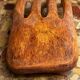 Large Carved Wooden Hand - 1950s