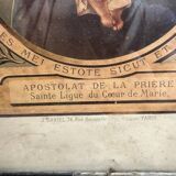 Framed religious image – "Per Mariam ad Jesum" – Paris, circa 1900