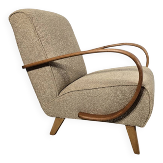 Art Deco Lounge Chair by Jindrich Halabala, 1940s