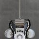 1970s Italian Chrome Plated Chandelier