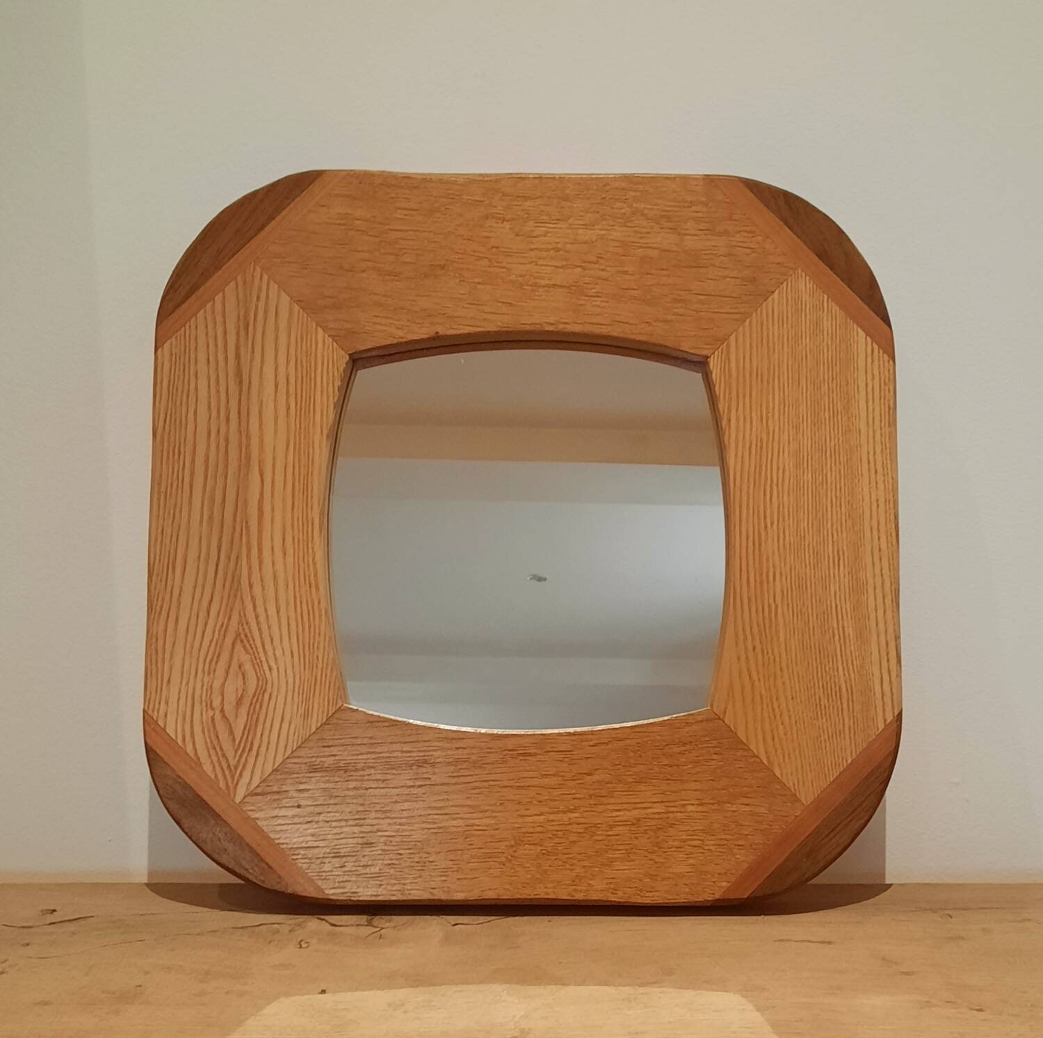 Wooden mirror