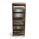 Solid wood filing cabinet