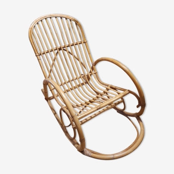 Rocking chair rattan design adult