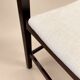 Chaises de gianfranco frattini en palissandre et velours - italie